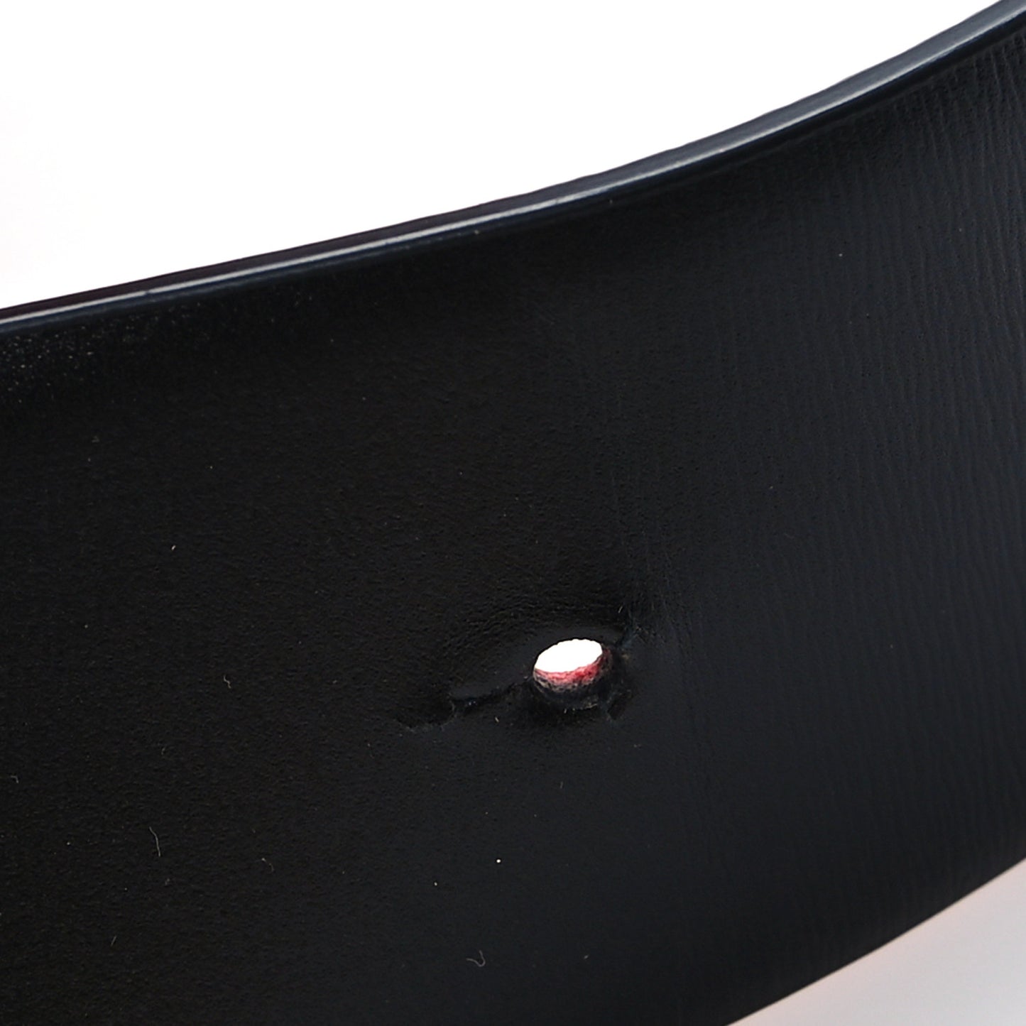 Glossy Calfskin Grainy Calfskin Hammered 40mm VLogo Reversible Belt 90 36 Black Rouge Pur