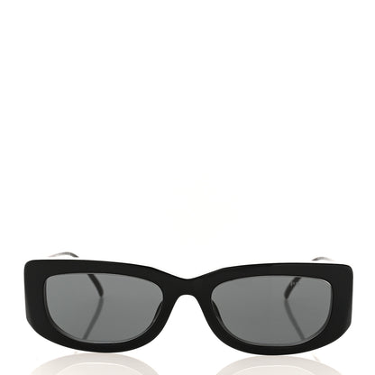 Prada Acetate Sunglasses SPR 14Y Black Slate Gray 2 of 8