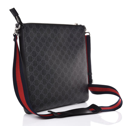 Gucci GG Supreme Monogram Night Courrier Flat Messenger Black Multicolor 3 of 7