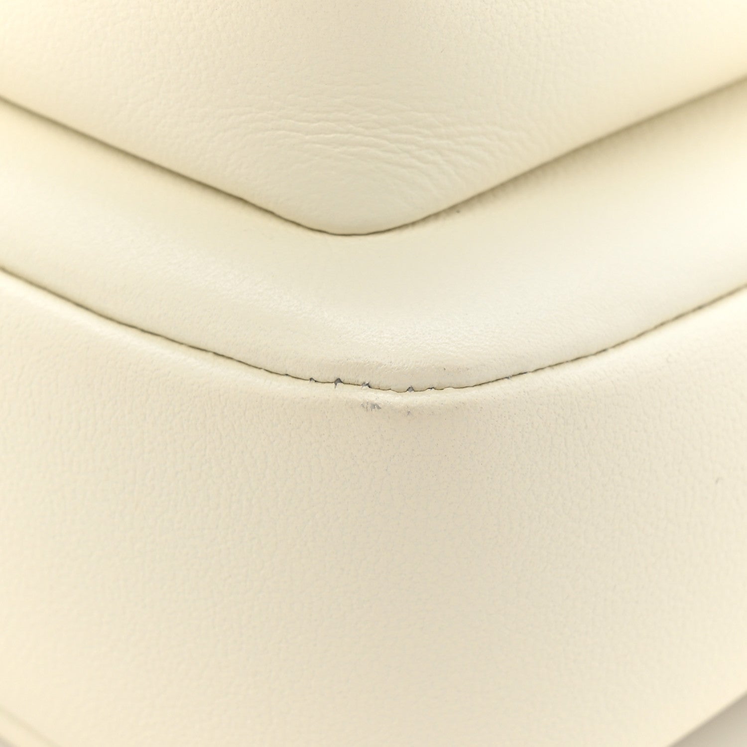 Chanel Calfskin Quilted Small Camera Case White 11 of 12