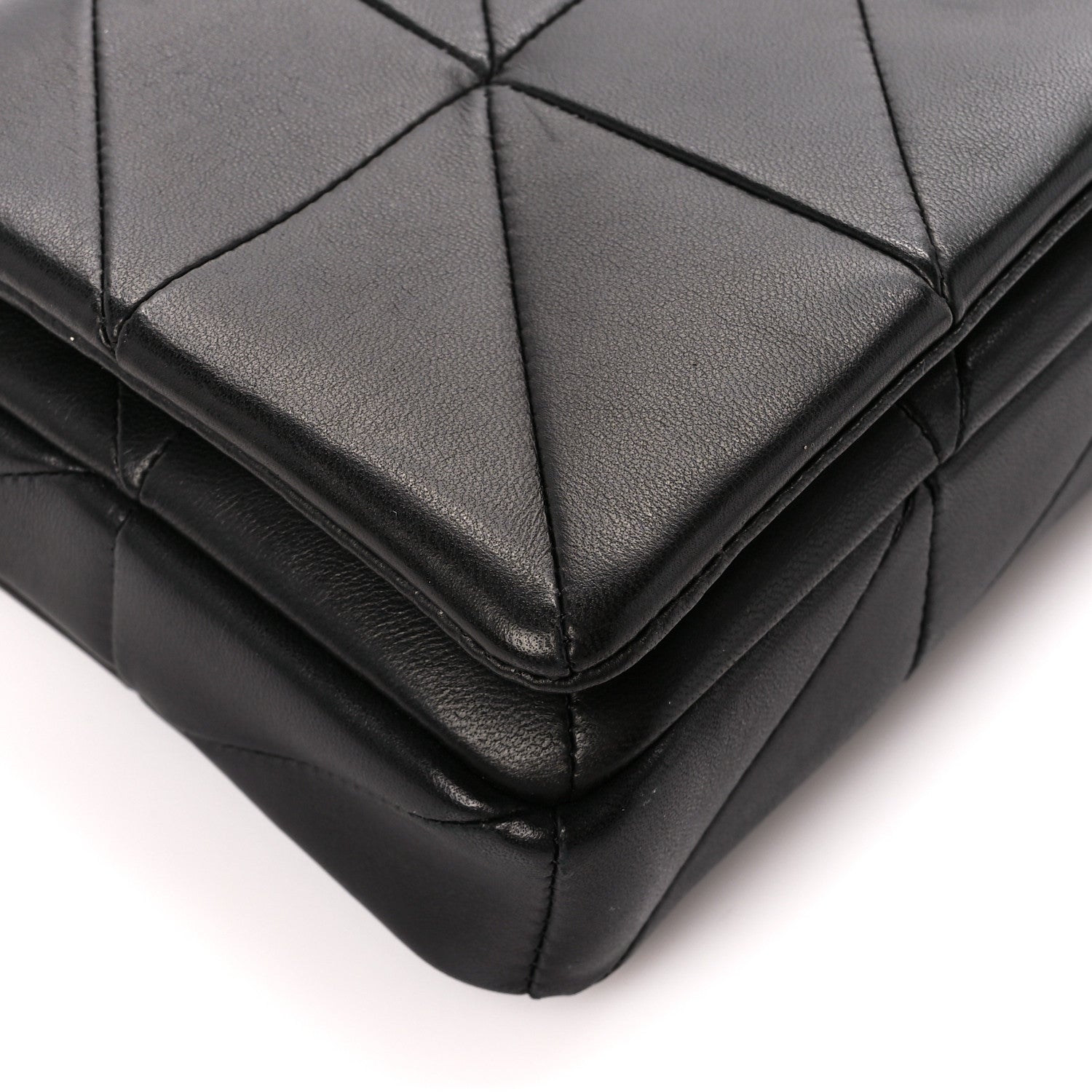 Saint Laurent Lambskin Patchwork Monogram Medium Jamie Black 10 of 11