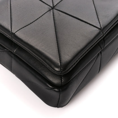 Saint Laurent Lambskin Patchwork Monogram Medium Jamie Black 10 of 11