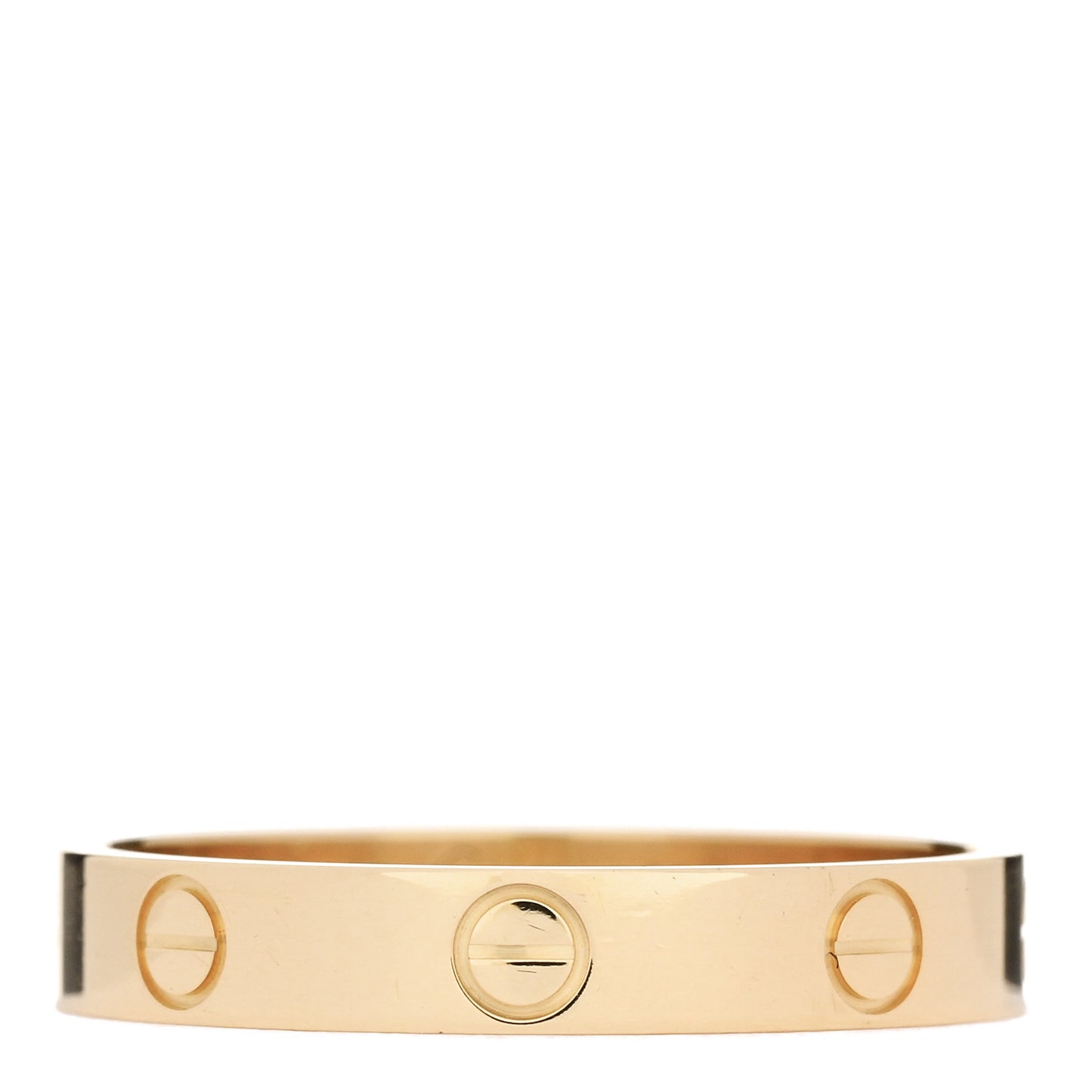 18K Yellow Gold 3.5mm LOVE Wedding Band Ring 60 9.25