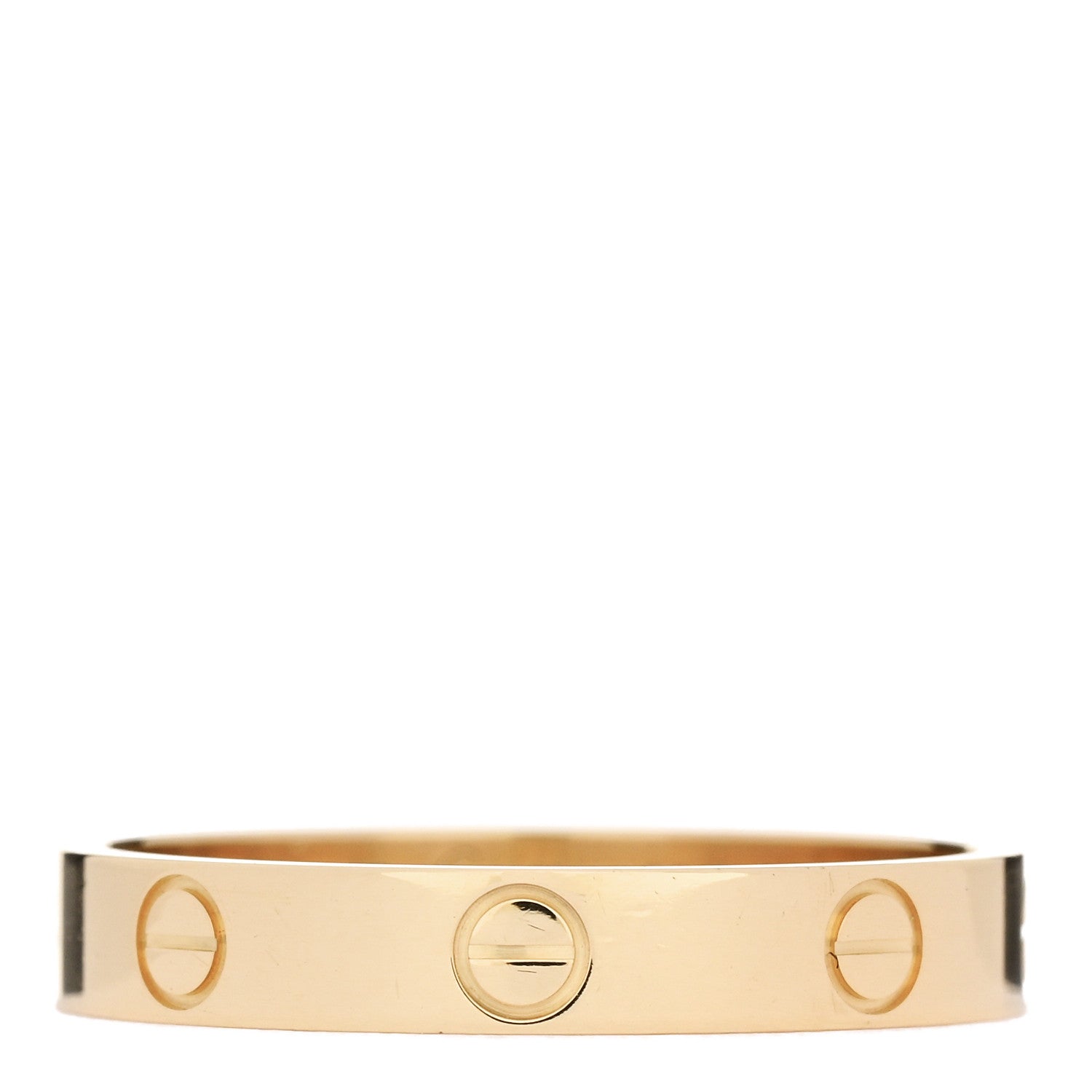Cartier 18K Yellow Gold 3.5mm LOVE Wedding Band Ring 60 9.25 1 of 5
