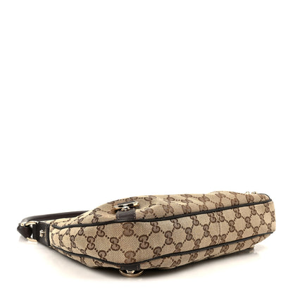 Gucci Monogram Medium Abbey D Ring Hobo Brown 4 of 10
