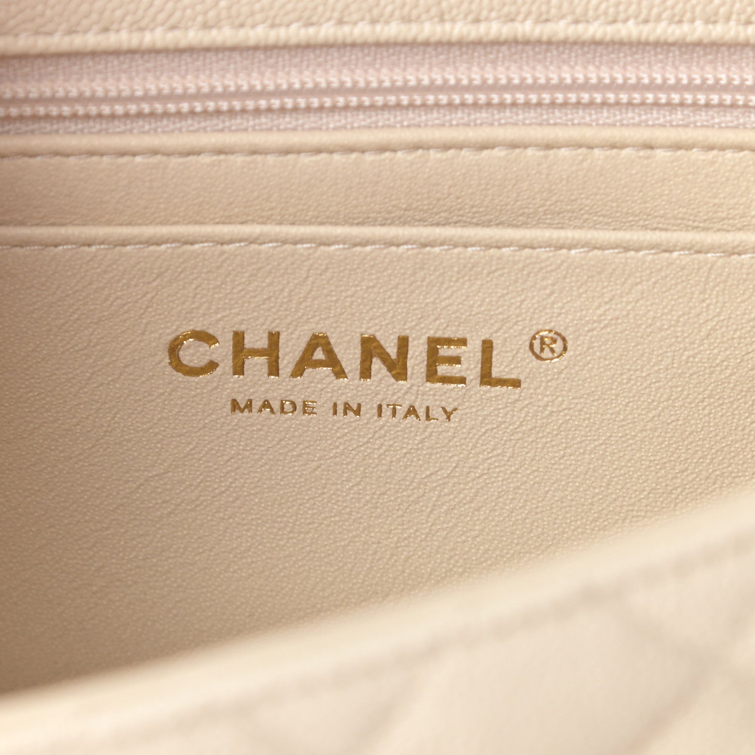 Chanel Caviar Quilted Mini Top Handle Rectangular Flap Beige 6 of 11
