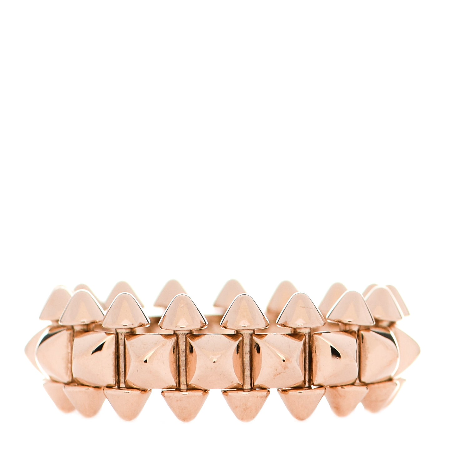 18K Pink Gold MM Clash De Cartier Ring 54 7
