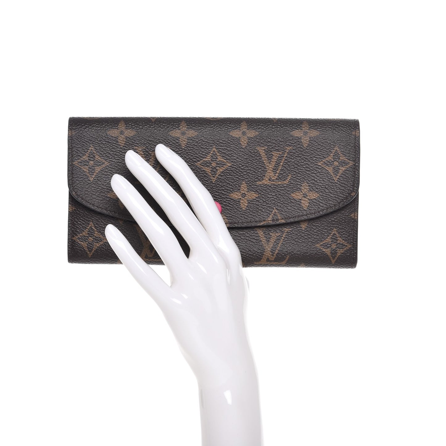 Monogram Emilie Wallet Hot Pink