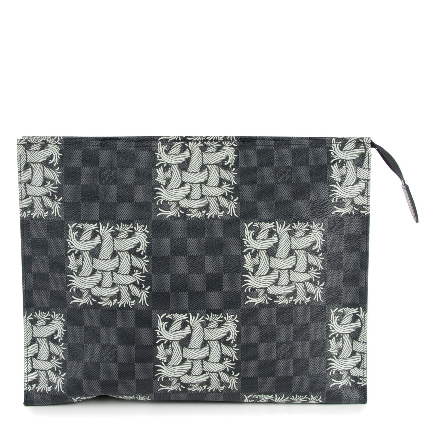 Damier Graphite Rope Pochette Voyage White