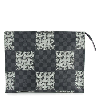Louis Vuitton Damier Graphite Rope Pochette Voyage White 1 of 9