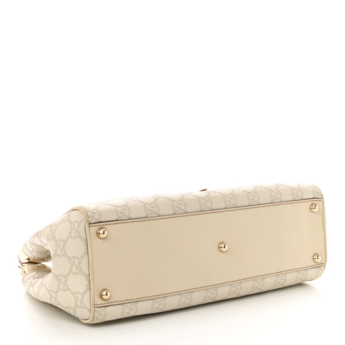 Guccissima Bardot Tote Off White