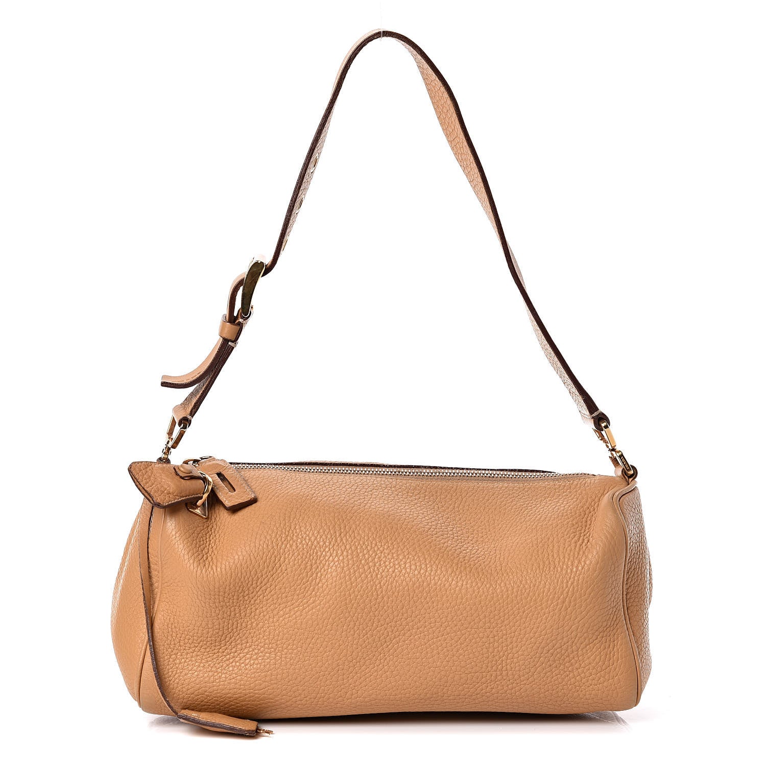 Prada Vitello Daino Shoulder Bag Sabbia 1 of 17