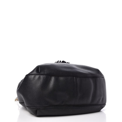Gucci Pebbled Calfskin Medium Emily Hobo Black 5 of 15