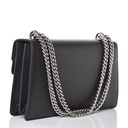 Gucci Pebbled Calfskin Small Dionysus Shoulder Bag Black 3 of 7