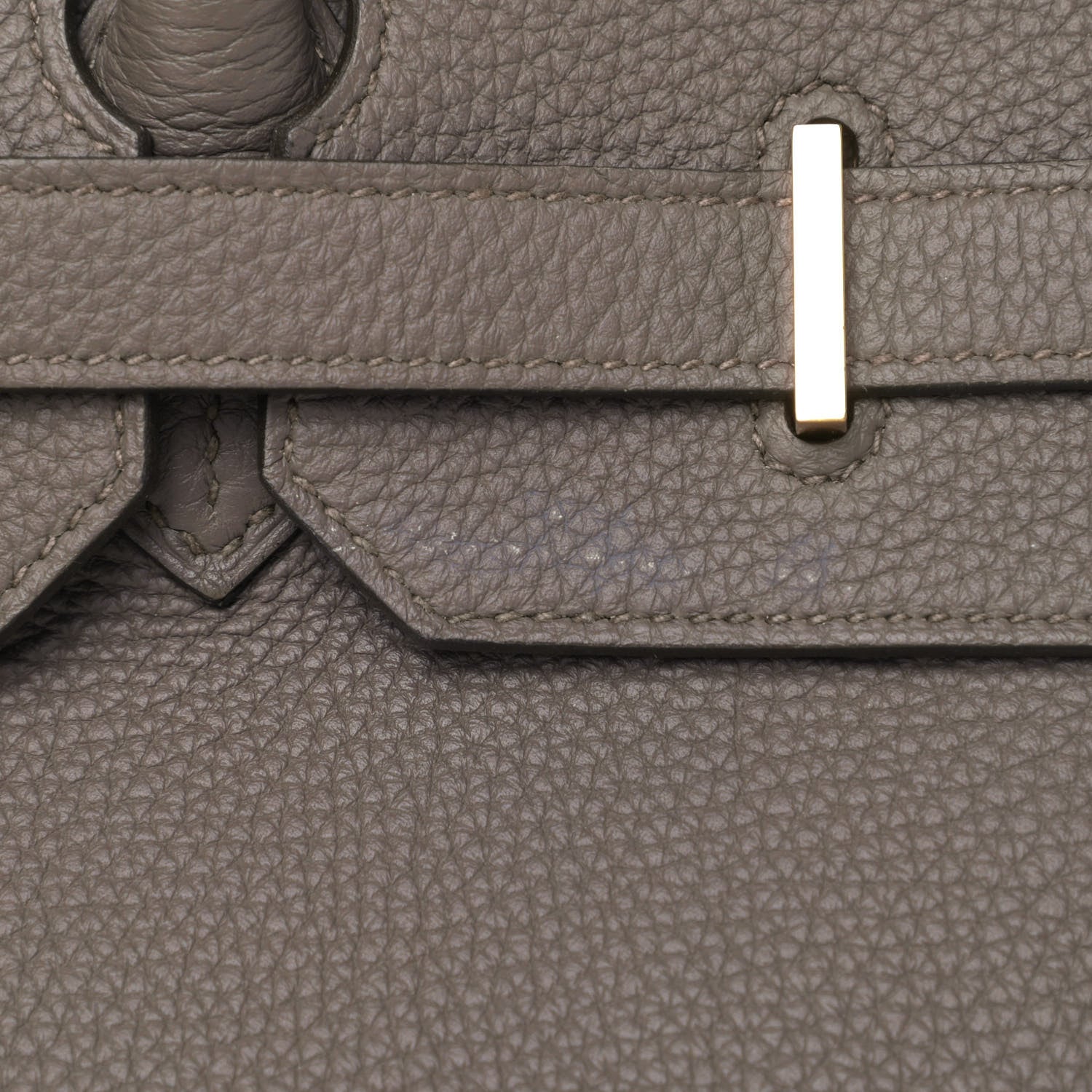Hermes Togo Birkin 35 Etain 9 of 11