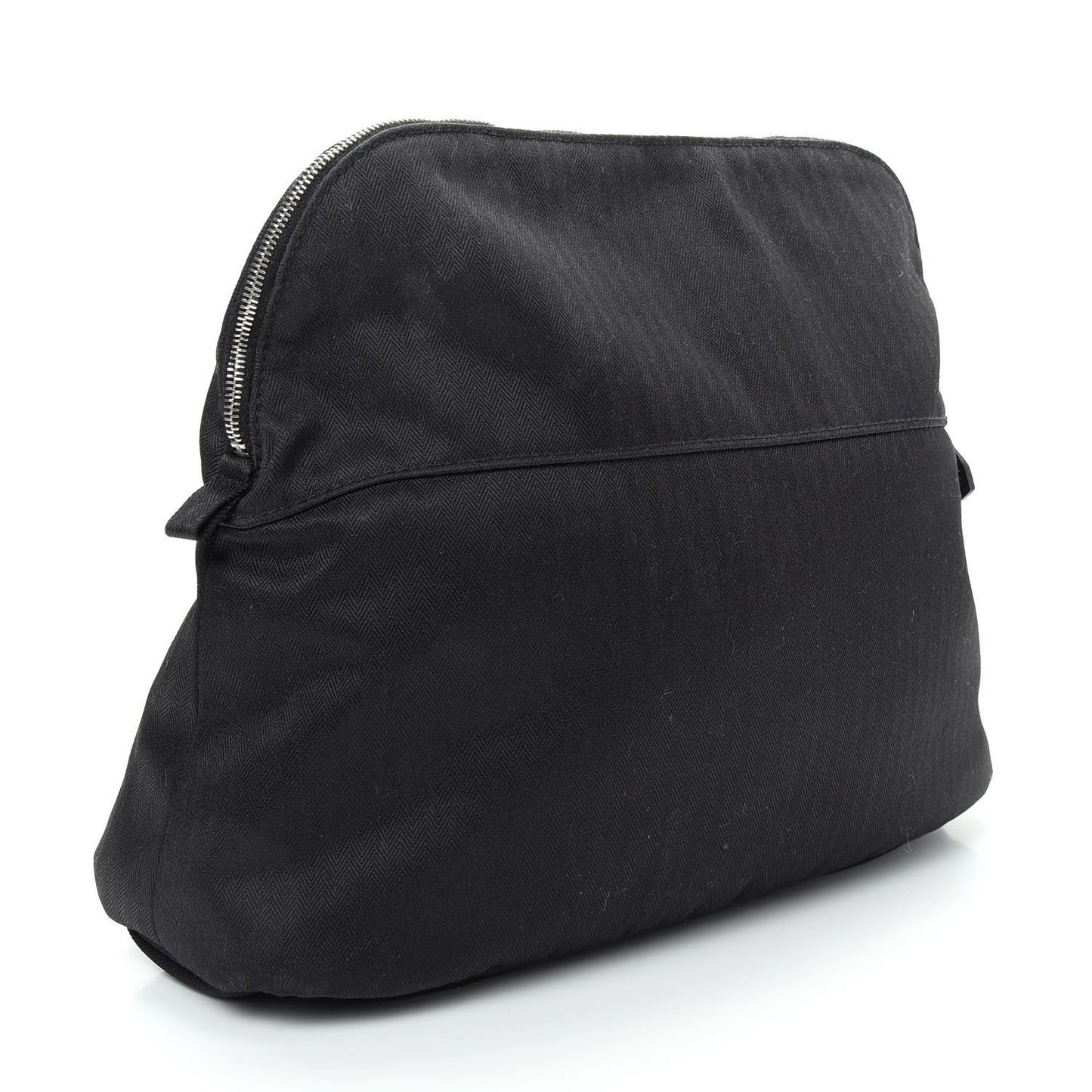 Cotton Canvas Bolide Travel Cosmetic Pouch Black