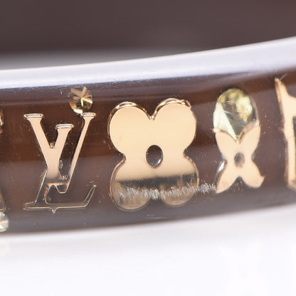 Louis Vuitton Resin Swarovski Medium Inclusion Bracelet PM Marron 4 of 4