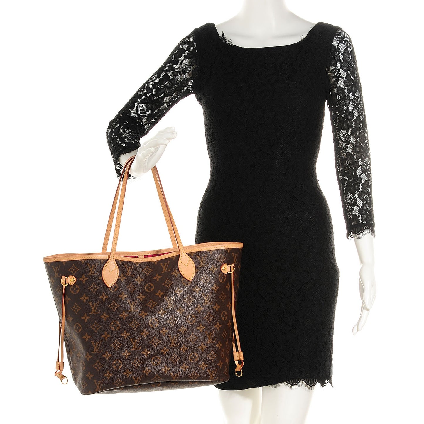 Monogram Neo Neverfull MM Fuchsia