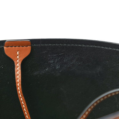 Prada City Calfskin Knotted Rope Bucket Bag Cognac 15 of 19