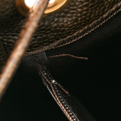 Chanel Caviar CC Backpack Brown 13 of 14