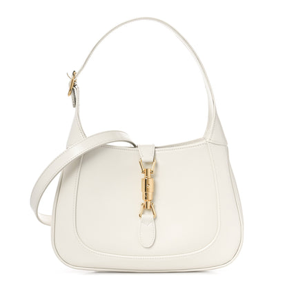Gucci Boarded Dyana Lux Calfskin Small Jackie 1961 Hobo Mystic White 1 of 7