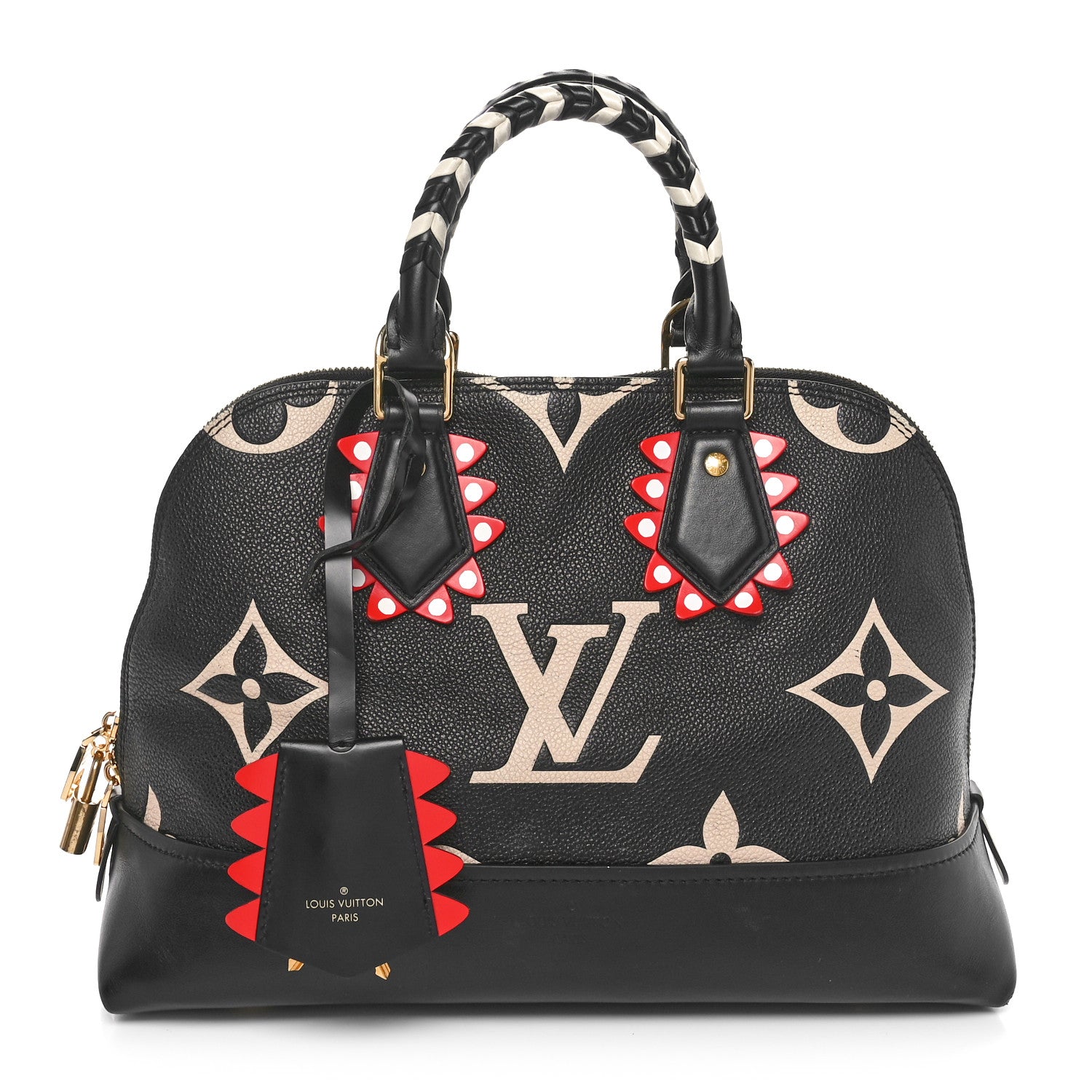 Louis Vuitton Empreinte Monogram Giant Crafty Alma PM Black Creme 1 of 9