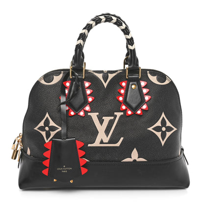 Louis Vuitton Empreinte Monogram Giant Crafty Alma PM Black Creme 1 of 9