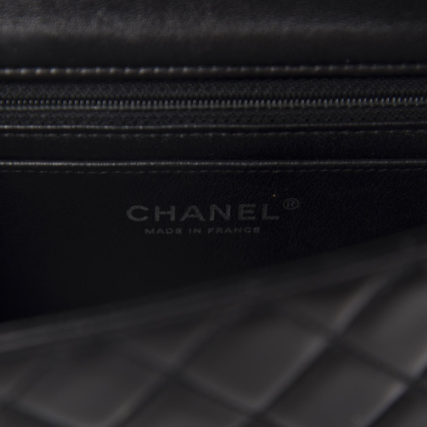 Lambskin Quilted Mini Rectangular Flap Black