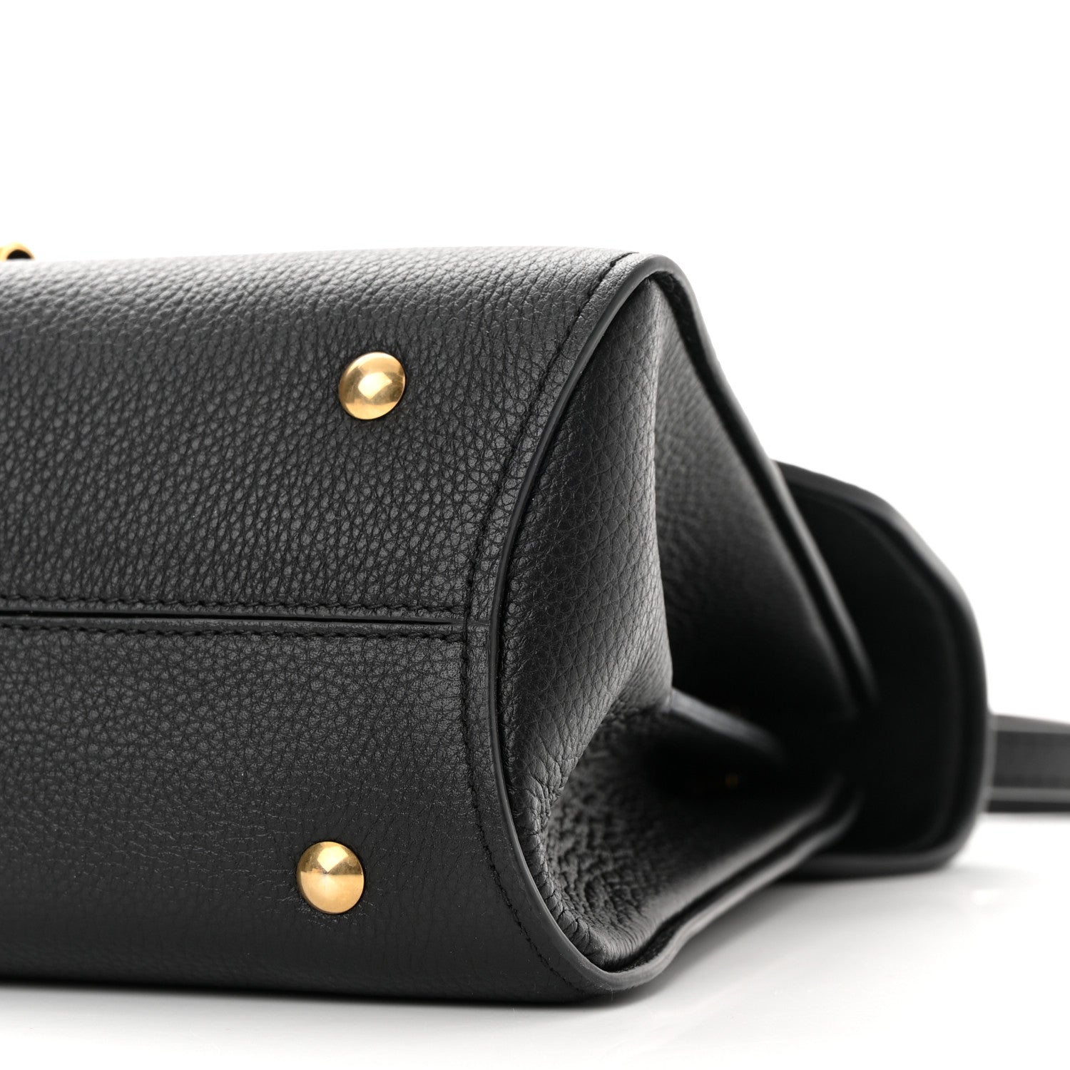 Salvatore Ferragamo Calfskin Small Margot Top Handle Satchel Black 8 of 10