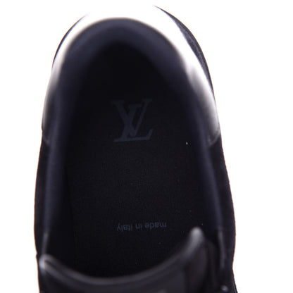 Louis Vuitton Suede Uniform Sneakers 7.5 Black 8 of 10