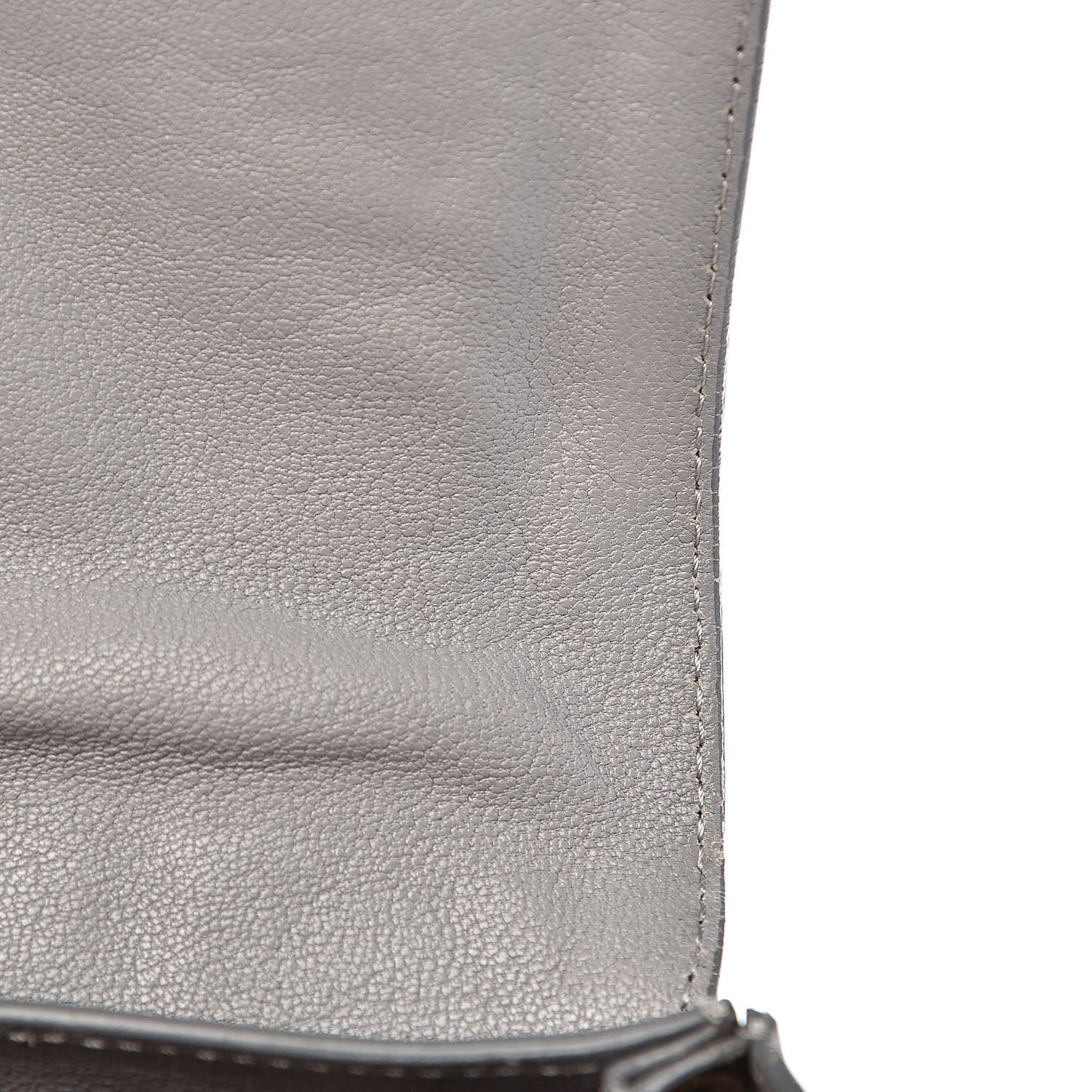 Lambskin PS1 Mini Pouch Messenger Concrete Grey