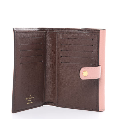 Louis Vuitton Damier Ebene Normandy Compact Wallet Rose Ballerine 5 of 9