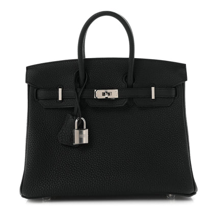 Hermes Togo Birkin 25 Black 1 of 11