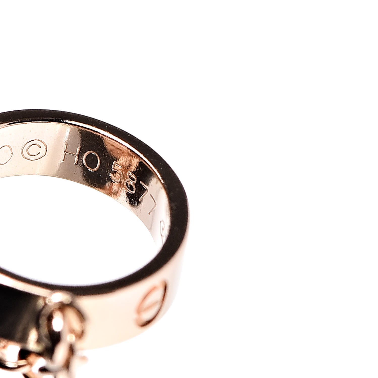 Cartier 18K Pink Gold Interlocking LOVE Bracelet 6 of 9