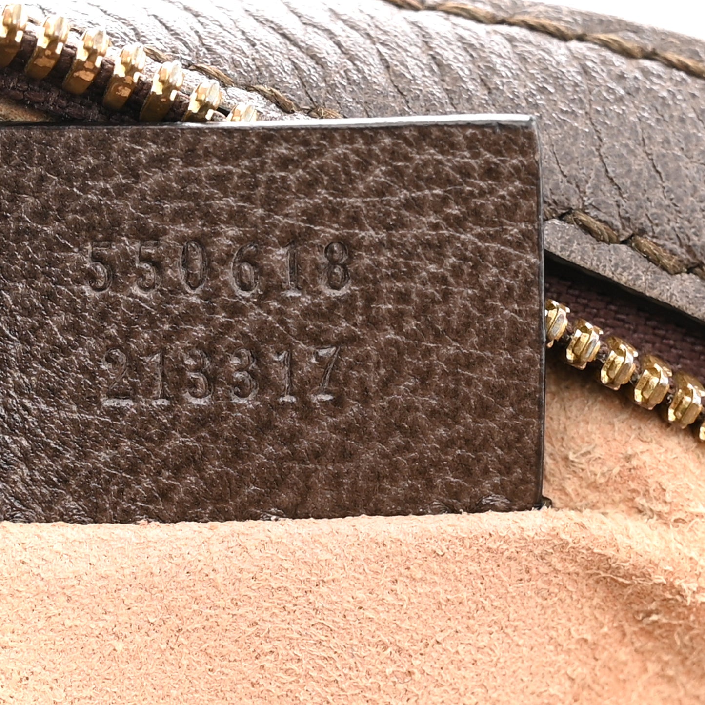 GG Supreme Monogram Web Mini Ophidia Round Shoulder Bag Brown