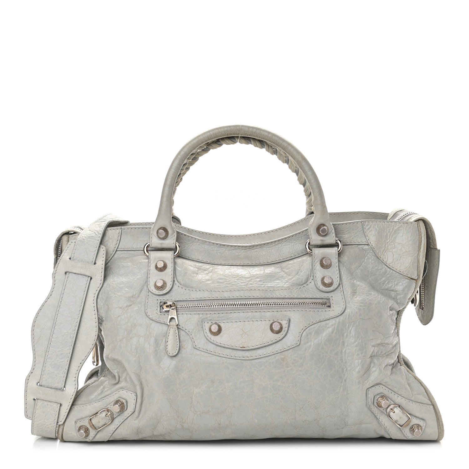 Balenciaga Agneau Giant 12 Silver Hardware City Gris Ciment 1 of 8