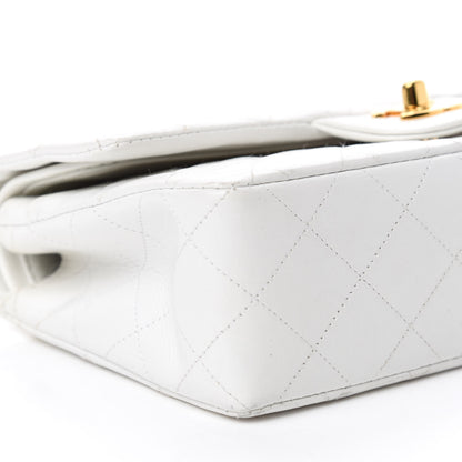 Chanel Lambskin Quilted Small Double Flap White 7 of 16