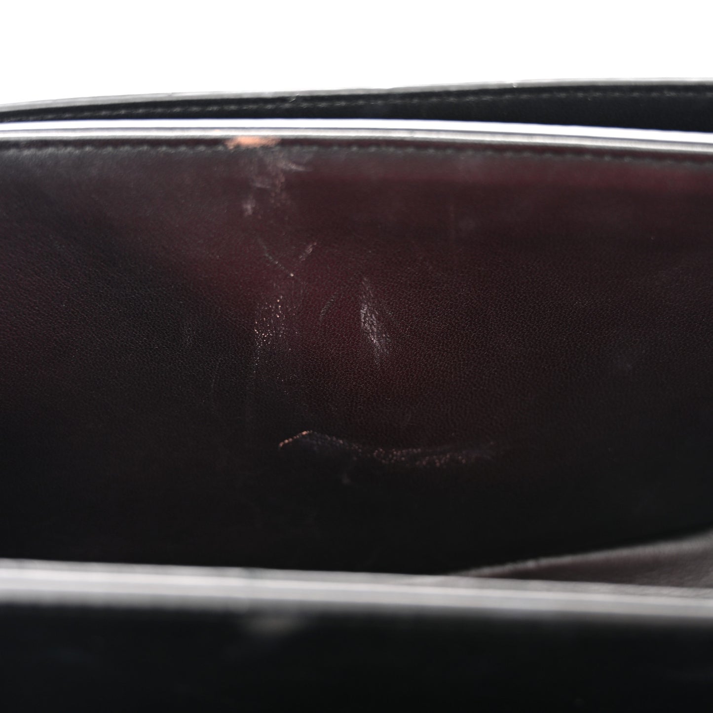 Smooth Calfskin Supervee Shoulder Bag Black