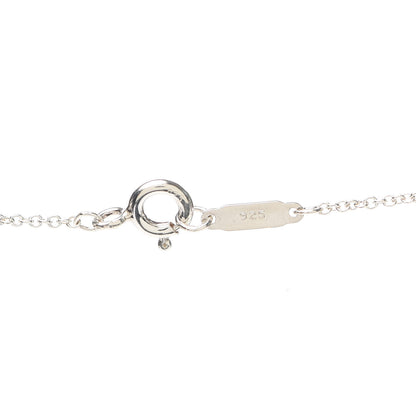 Tiffany Sterling Silver Filigree Heart Key Pendant Necklace 5 of 6