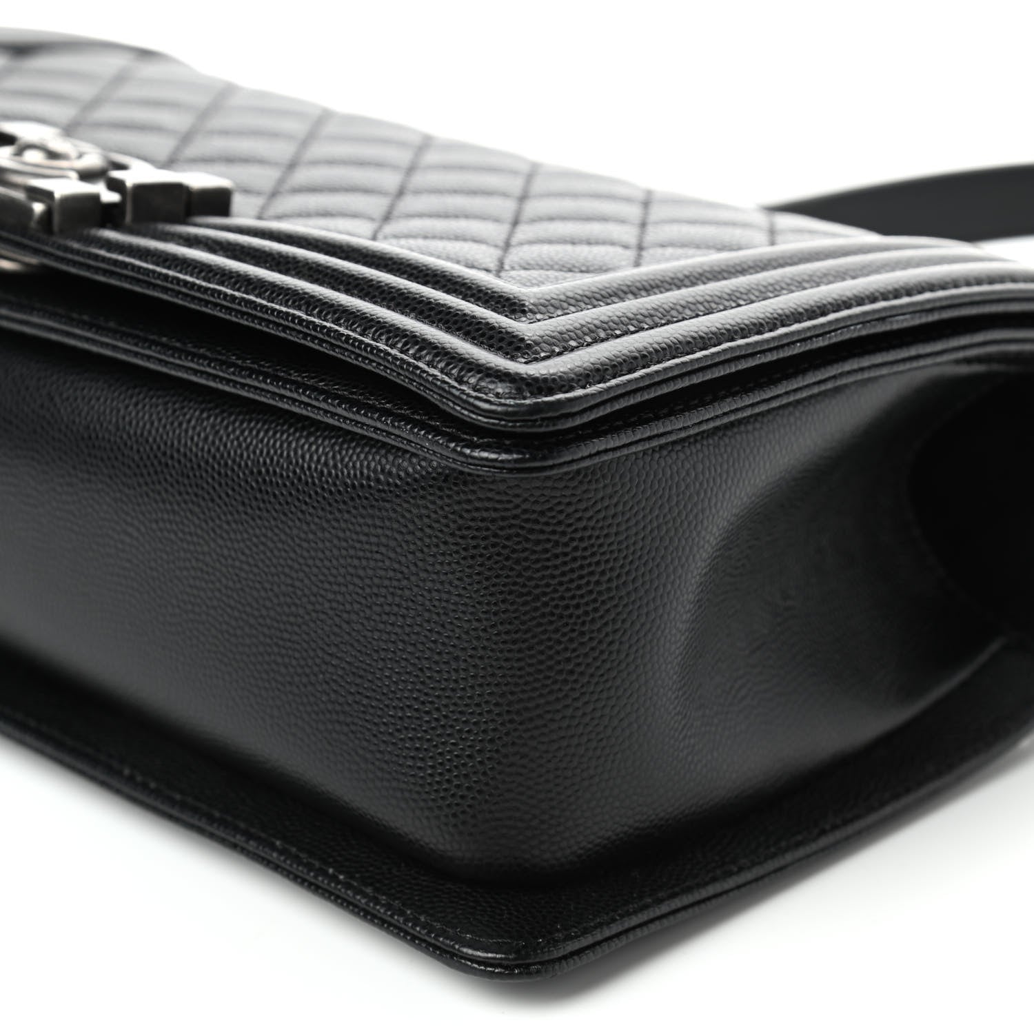 Chanel Caviar Quilted Medium Boy Flap Black 10 of 14