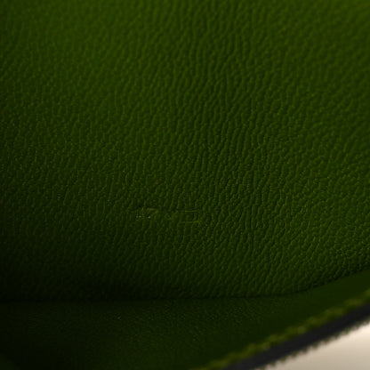 Hermes Shiny Alligator Bearn Wallet Cactus 7 of 8