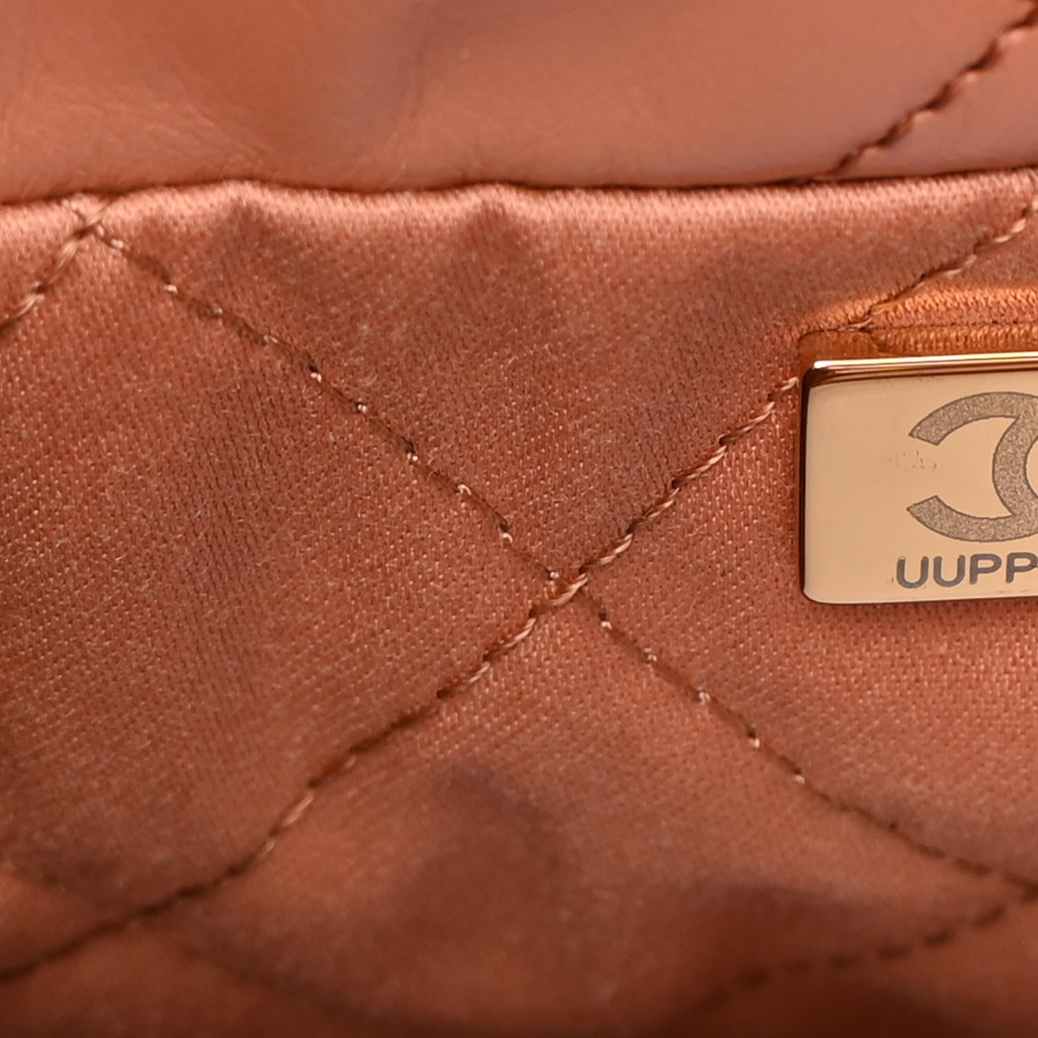 Chanel Shiny Calfskin Quilted Chanel 22 Camel 8 of 12