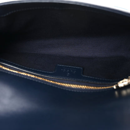 Gucci GG Monogram Denim Small Luce Shoulder Bag Blue 5 of 10