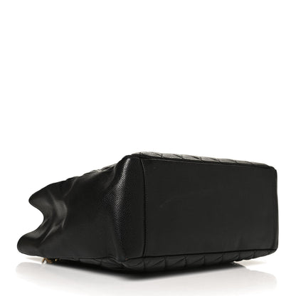 Chanel Caviar Quilted Grand Shopping Tote GST Black 4 of 13