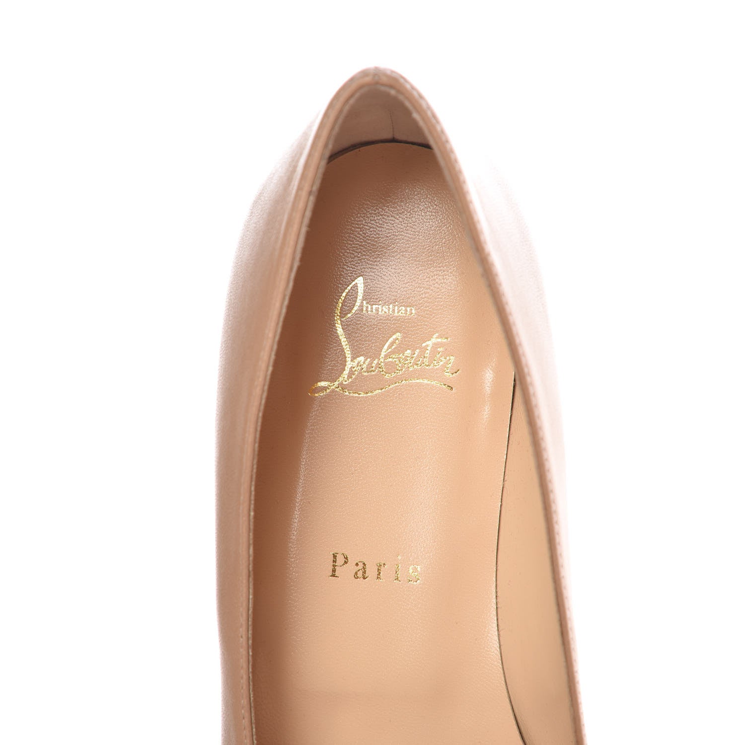 Christian Louboutin Nappa Ballalarina Flats 40.5 Nude 7 of 8