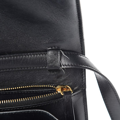 Celine Box Calfskin Medium Classic Box Flap Bag Black 16 of 23