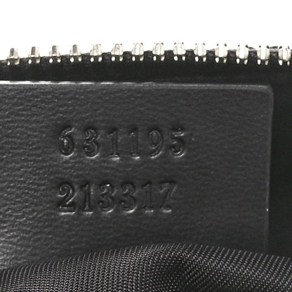 Gucci Techno Canvas Selleria Calfskin Web Small Flat Messenger Bag Black 7 of 10