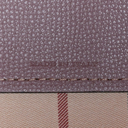 Burberry Grainy Calfskin Haymarket Check Medium Reversible Tote Dusty Pink 10 of 16