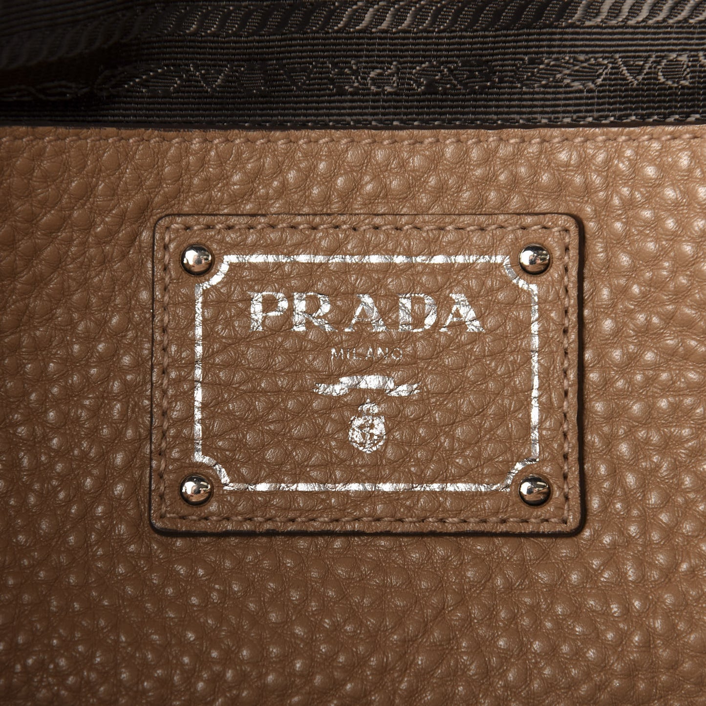 Vitello Daino Double Handle Satchel Caramel