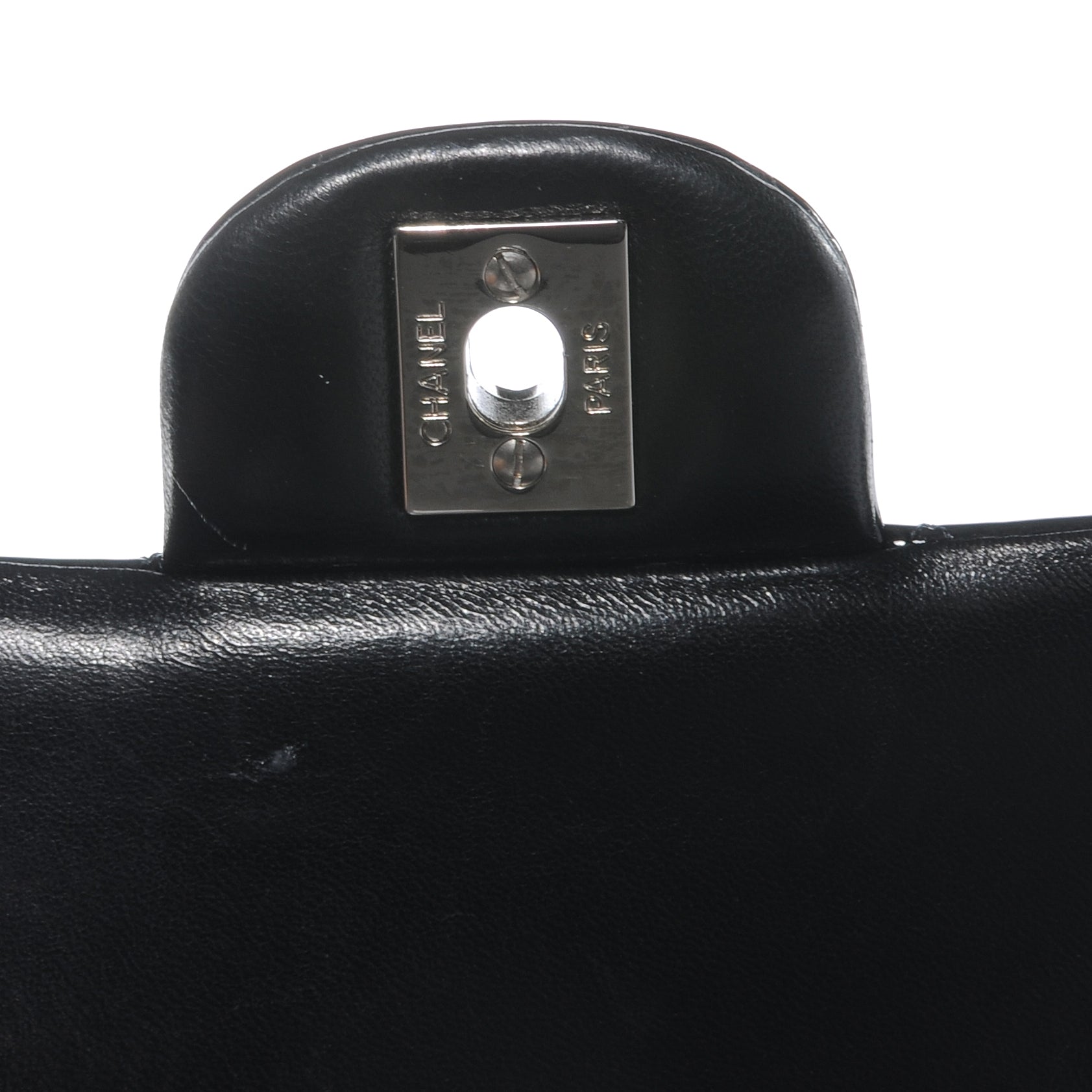 Chanel Patent Medium Double Flap Black 5 of 8